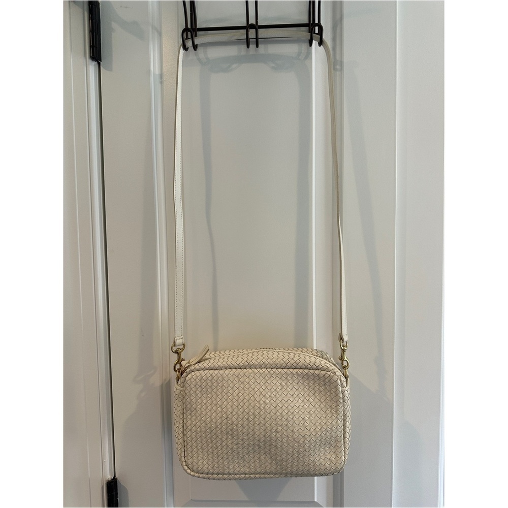 ⛱️🔥Clare V - Cream Marisol Crochet Crossbody - OS